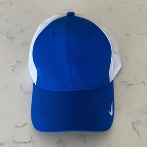 Nike Royal Blue and White Hat